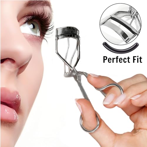 Compatible with Tweezerman Eyelash Curler Refills,28 Pack Silicone Eye Lash Curlers Refill Pads Compatible with Tweezerman Eyelash Curler,Black.