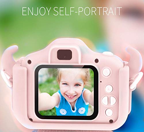YANGKEE Kamera Kinder, 16MP HD Fotoapparat Digitalkamera Kinder, Fotokamera Camcorder 2 Zoll LCD Bildschirm / 2… – Bild 4