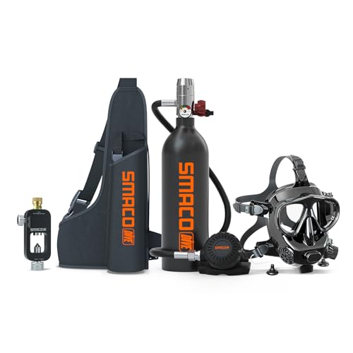Kit Mini Bombola Sub VEVOR 1L – Snorkeling E Emergenza Fino A 20 Minuti