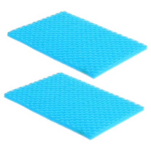 Sosoport 2個 水槽フィルター綿 歯ブラシ フィルタースポンジ 最も静かな水槽用エアポンプ 水槽用フィルターポンプ フォームパッド 水槽の供給 フィルターパッド スポンジを浄化する Blue