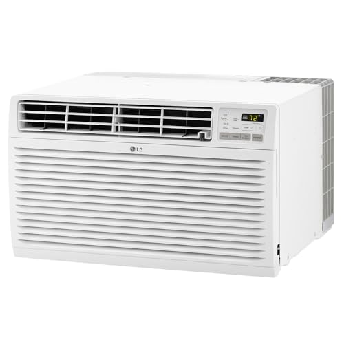 Image of LG 11,800 BTU Through the Wall Air Conditioner, 230 /208V, Cools up to 440 Sq. Ft. for Bedroom, Living Room, Apartment, with Remote, 3 Cool & Fan Speeds, Wall AC Unit, White