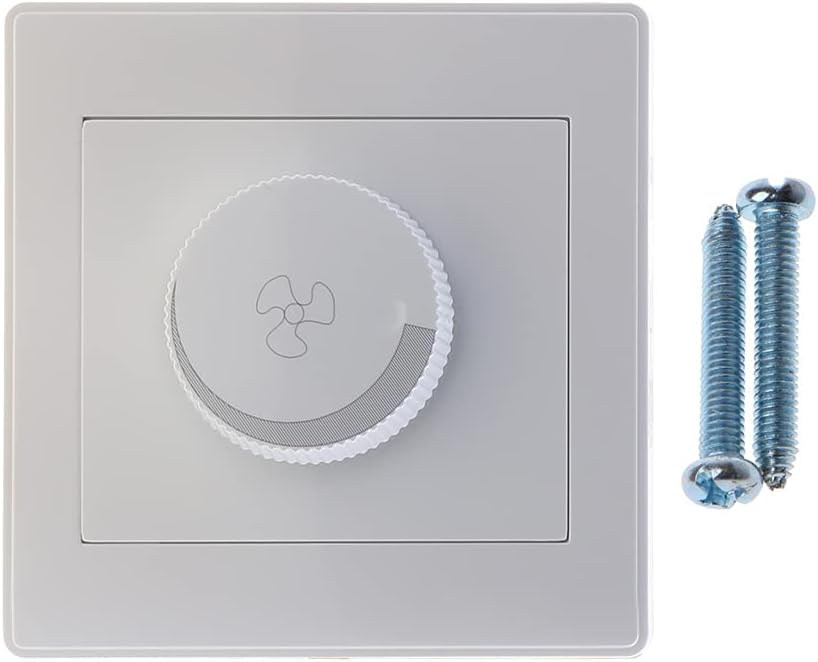 220V Adjustment Ceiling Fan Speed Control Switch Wall Button Dimmer Switch