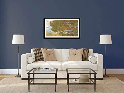 Image of Tallenge - Set of 10 Claude Monet Paintings - Small Poster Paper - Framed (Paper, 12 x 17 Inches, Multicolor)