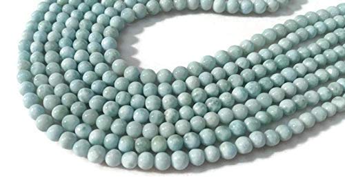 Larimar perles naturelles de 6mm pour créer facilement vos propres bijoux fins en pierre