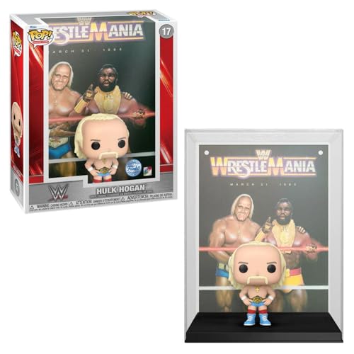 Funko WWE: Hulk Hogan Wrestlemania Pop! Cover Vinyl Action Figure