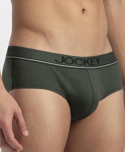Image of Jockey 8037 Men's Super Combed Cotton Solid Brief with Ultrasoft Waistband