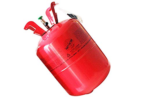 GDWorld Helium Ballongas 13 Liter mit Knickventil für 50 Luftballons