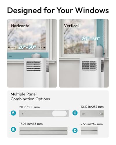 Image of EUHOMY 10,000 BTU Portable Air Conditioners, 4 in 1 Portable AC with Cool, Dry, Fan, Sleep Modes, Room Air Conditioners with 50 dB & 24H Timer, with Remote, for Bedroom, Apartment up to 450 Sq.Ft