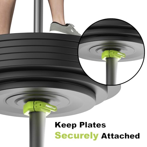 Barbell Clips (Pair), Barbell Clamps, Quick Release Olympic Barbell Clamps with Anti Slip TPR Grip, Barbell Collars for Secure Weightlifting & Powerlifting - Image 4