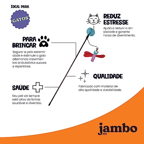 Cat Vara Libelula Jambo para Cães