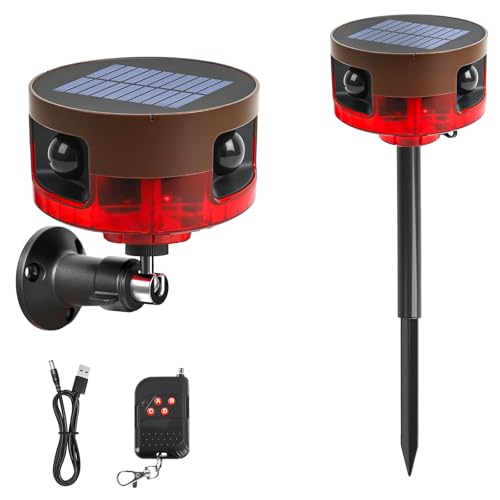 Solar Motion Sensor Alarm 130dB