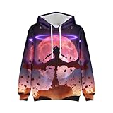 ZCRHPPQZ The Eminence in Shadow Hoodie Harajuku Anime Pullover Sweatshirt Mens Cloth (Large,7)