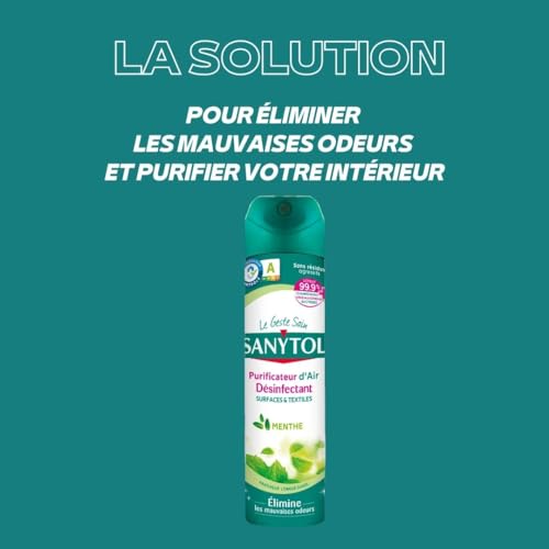 Purificateur Spray Désinfectant Sanytol 'aérosol De 300ml - vue 6