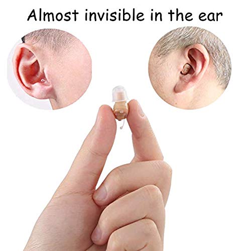 LAIWEN Hearing Amplifier Invisible Mini CIC Sound Voice Amplifier with Volume Adjustment & Feedback Cancelling, in The Ear Hearing Assistance for Elder and Adult - Thumbnail 2