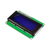 Größeres helles und klares Display - 20 Zeichen durch 2 Zeilen, blauer Hintergrund und weiße Hintergrundbeleuchtung, einstellbarer Kontrast (über Potentiometer)