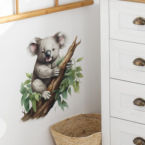Vinilo decorativo koala acuarela para pared miniatura 5