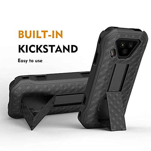 Cbus Wireless Case With Holster Belt Clip Compatible With Kyocera Duraforce Ultra 5G (E7110) #TOP3