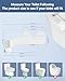 Bidet Attachment for Toilet, Oterbear Non-Electric Self-Cleaning Bidet Toilet Seat with Adjustable Cold Water Pressure, Retractable Dual Nozzles for Front and Rear Wash