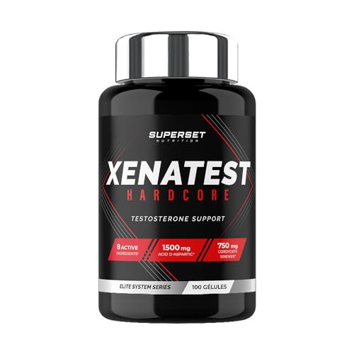Booster de testostérone Xenatest Hardcore Superset Nutrition 100 caps