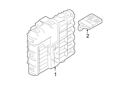 Genuine Ford BL8Z-15604-B Door Lock and Alarm Module