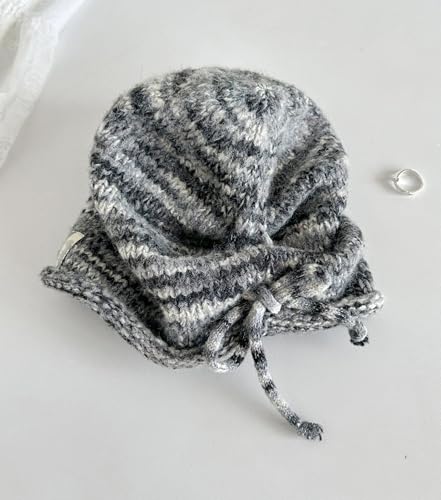 Bonnet tricoté ample doux et chaud pour un hiver cocooning Y2K