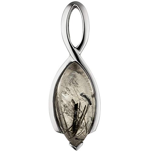 Preisvergleich Produktbild JOBO Damen-Anhänger aus 925 Silber mit Turmalinquarz