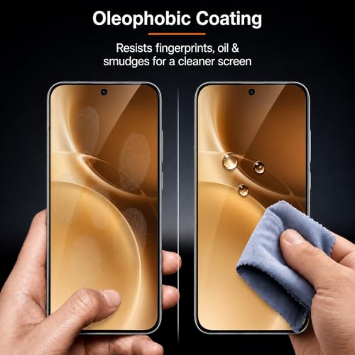 Image of Tempered Glass Screen Protector for Vivo X300 Pro | 9H Screen Guard | HD Clear | Bubble-Free | Case Friendly
