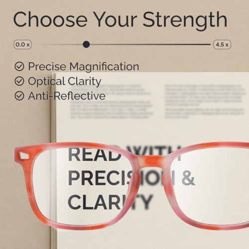 Image of CCVOO Reading Glasses for Women, Eye glasses, Blue Light Readers for Women, Cheaters