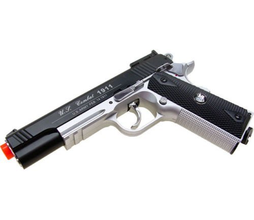 500 Fps New Wg Airsoft Full Metal M 1911 Gas Co2 Hand Gun Pistol W/ 6Mm Bb Bbs(Airsoft Gun) #TOP3