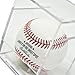 BallQube Baseball Display Case, UV Protected Square Clear Baseball Cube Memorabilia Display & Storage Sports Baseball Display Box Holder