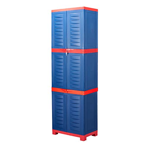 Image of Supreme Fusion Plastic Cupboard (Large, Coke Red /Blue)