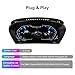 Speedometer Instrument for BMW E60 E61 E63 E64 2003-2009 CCC CIC, 12.3 inch Linux System Original Car Display Digital Cluster Dashboard Screen with Panel