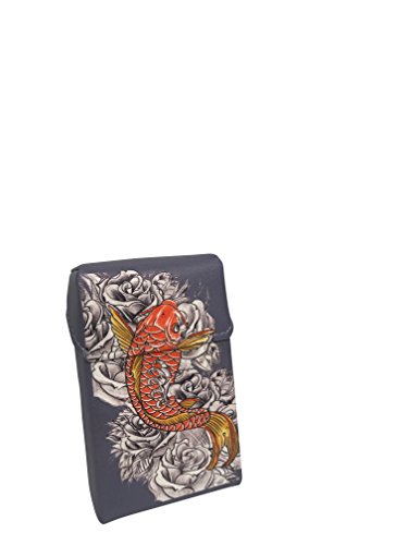 Preisvergleich Produktbild Zigarettenetui Zigarettenbox Ciggyjumper Trendy Animal (20 Zigaretten) Überzug, Zigarettenhülle für Zigarettenschachtel in Standardgröße, Zigarettenbox (Fisch Grau)