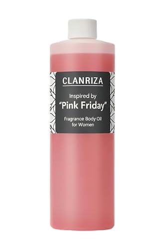 CLANRIZA Pink Friday by Nikki Minaj Body Scented Oil for Women Fragrance – Long-Lasting Perfume Oil Our Interpretation – Travel Size 2 Fl Oz (Pack of 1)