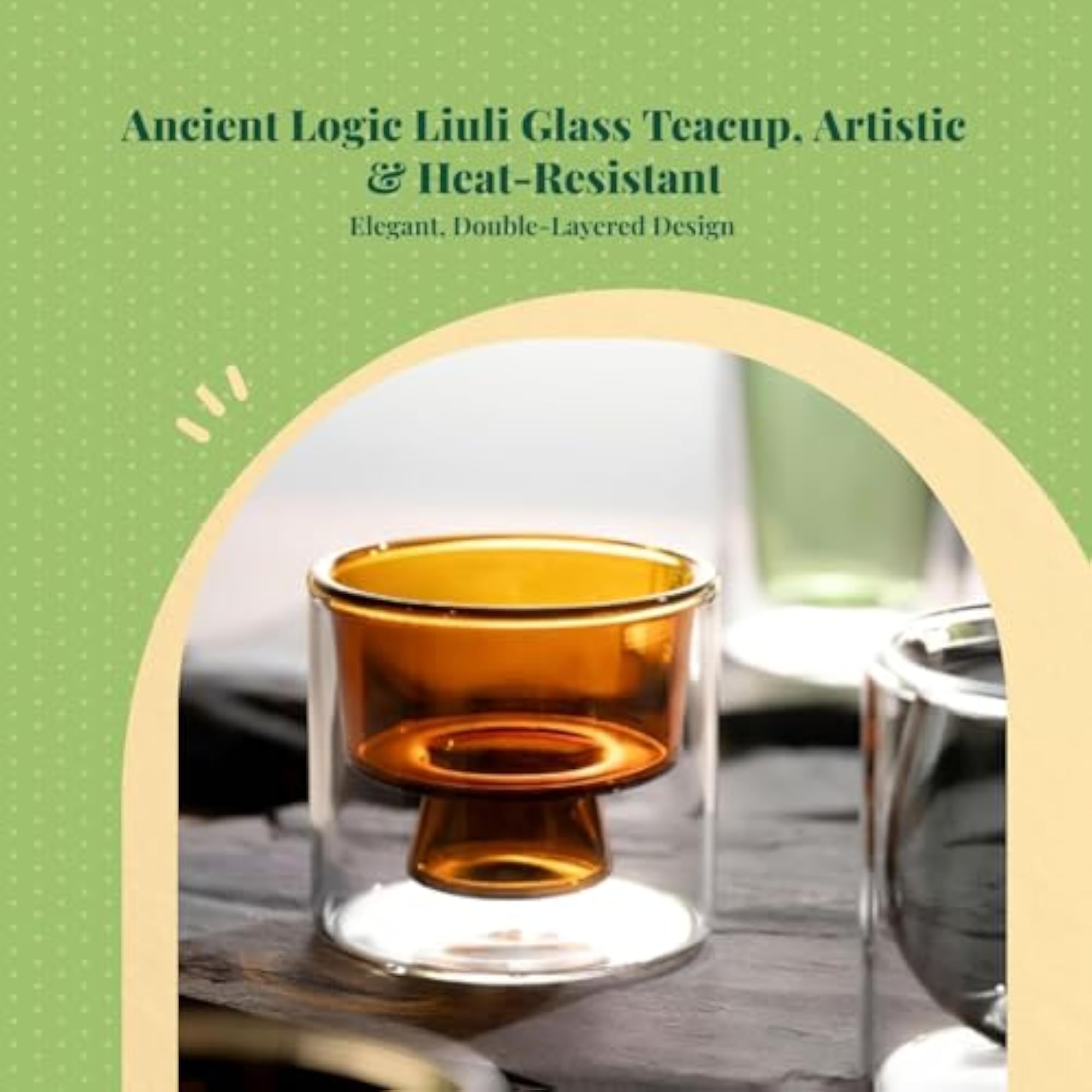 Heat-Resistant Premium Glass Tea Mug, Gift Box