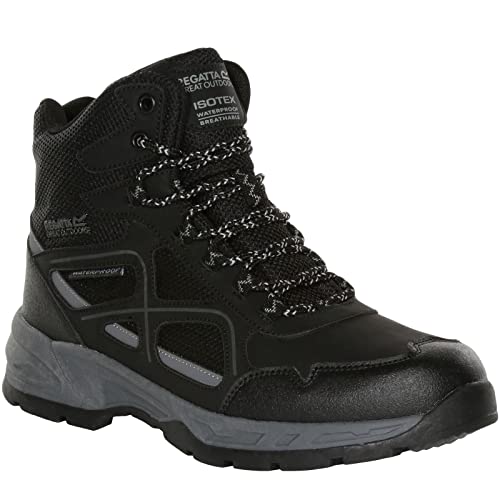 Regatta Mens Vendeavour ISOTEX Waterproof Walking Boots, Black, 10