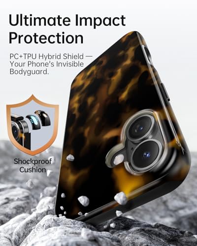 Coque iPhone 17 léopard fine anti-choc compatible chargeur MagSafe