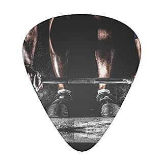 Ensemble de 12 médiators de guitare de sport d’haltérophilie pour guitare acoustique, guitare électrique, contrebasse… - Les Beatles, Paul McCartney, John Lennon, RIngo Starr, George Harrison