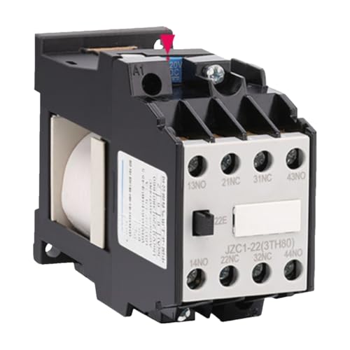Contacteur AC DC JZC1-44 avec bobine 12V pour commutation rapide et sécurisée