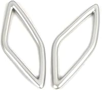 Vista 1 de Lirun Interior A Pillar Altavoz Estéreo Bisel Trim para Volvo XC40 2018-2020, Plata