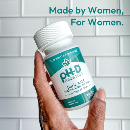 Image of pH-D Feminine Health Support - Boric Acid Starter Bundle - pH-D Boric Acid Vaginal Suppositories 72 Count and 5 Vaginal Suppository Applicators