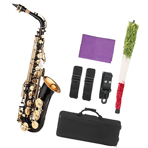 E-Flat Saxophone Brass EB Alto Sax yCg S[hbJ[ ؊Ǌy P[XANZT[t