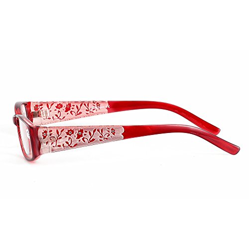 Yellowrock おしゃれ彫刻花プリント女性老眼鏡 の商品画像 6