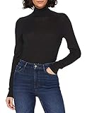 zalando maglioni uomo benetton Tessuto leggero Marchio Amazon - MERAKI Pullover Lana Merino Donna Collo Alto, Nero (Black), 50, Label: XXL