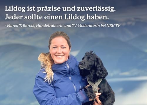 Lildog 2 GPS & Activity Tracker für Hunde | Wasserdicht, leicht, stoßfest | Live-GPS-Tracking & Standortverlauf | Schrittzähler & Aktivitätsmonitor | Hergestellt in Norwegen | Für alle Hunderassen