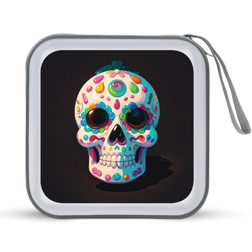 Rangement CD portable 40 disques, pochette plastique zippée pour DVD et jeux vidéo de voyage
