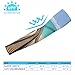 LGHKLVXPZE Arm Sleeves for Women, Fashion Cooling Reusable Breathable Sports Sleeves for Summer, Elastic Smooth Quick Dry Sun Sleeve, Beach Roller Coaster Art, (XL)