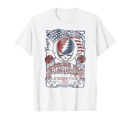 Grateful Dead Americana Summer '85 Tour Vintage Band T-Shirt