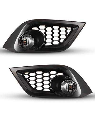 AUTOWIKI Fog Lights Fit for 2016 Scion iM/ 2017-2018 Toyota Corolla iM OEM Replacement Fog Lamps 2PCS With Clear Lens