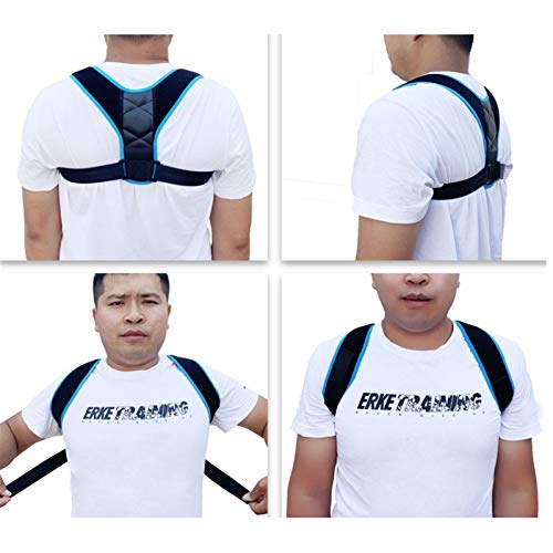 Correcteur de posture bleu pour soutien de la colonne vertébrale et physiothérapie